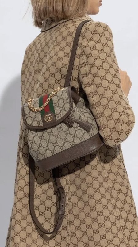 شنطة جوتشي ظهر / gucci mini backpack bag  795221 ماستر كواليتي شامل علبة